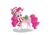 Size: 1050x734 | Tagged: safe, artist:qaxis, gummy, pinkie pie, earth pony, pony, boots, clothes, hat, scarf