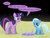 Size: 1200x900 | Tagged: safe, artist:evil-dec0y, derpibooru import, trixie, twilight sparkle, twilight sparkle (alicorn), alicorn, pony, comic:trixie vs., comic:trixie vs. the moon, age regression, female, filly, filly trixie, moon, younger