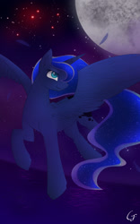 Size: 1200x1920 | Tagged: safe, artist:joe0316, artist:laptop-pone, princess luna, alicorn, pony, female, horn, mare, solo