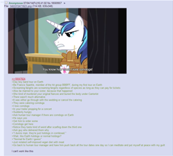 Size: 920x828 | Tagged: safe, shining armor, friendship is witchcraft, 4chan, corndog, ponies eating meat, text, text only