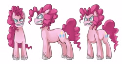 Size: 2200x1200 | Tagged: safe, artist:uc77, bubble berry, pinkie pie, earth pony, pony, hotblooded pinkie pie, rule 63, solo