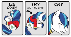 Size: 500x266 | Tagged: safe, artist:potatoevomit, edit, shining armor, pony, unicorn, brazil, crying, liquid pride, try not to cry, world cup, world cup 2014