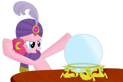 Size: 3000x2000 | Tagged: safe, artist:dragonfoorm, pinkie pie, earth pony, pony, it's about time, high res, madame pinkie, simple background, solo, transparent background, turban