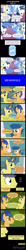 Size: 2000x19045 | Tagged: safe, artist:rafflessian, comet tail, first base, flash sentry, shining armor, oc, pony, unicorn, comic