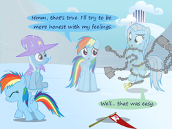 Size: 1200x900 | Tagged: safe, artist:evil-dec0y, derpibooru import, rainbow dash, trixie, pegasus, pony, comic:trixie vs., comic:trixie vs. hearth's warming