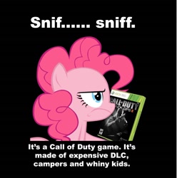 Size: 1220x1232 | Tagged: safe, pinkie pie, earth pony, pony, call of duty, solo