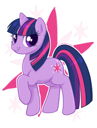 Size: 608x800 | Tagged: safe, artist:onnanoko, derpibooru import, twilight sparkle, pony, unicorn, female, horn, mare, purple coat, purple mane, solo