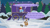 Size: 1280x720 | Tagged: safe, artist:evil-dec0y, derpibooru import, trixie, pony, squirrel, comic:trixie vs., comic:trixie vs. hearth's warming, christmas, hat, holiday, santa hat, trixie's wagon