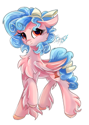 Size: 2894x4093 | Tagged: safe, artist:alexbluebird, cozy glow, pegasus, pony, marks for effort, bow, female, filly, floppy ears, freckles, hair bow, simple background, solo, transparent background