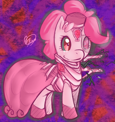 Size: 876x937 | Tagged: safe, artist:florecentmoo, pinkie pie, earth pony, pony, solo