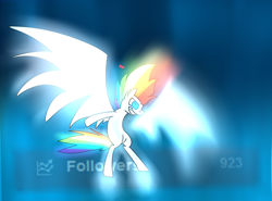 Size: 500x369 | Tagged: safe, artist:askmagedash, rainbow dash, pegasus, pony, ask magedash, followers, mage dash, tumblr