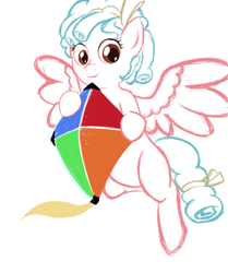 Size: 835x1000 | Tagged: safe, artist:alixnight, cozy glow, pegasus, pony, marks for effort, female, filly, simple background, sketch, solo, white background