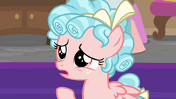 Size: 1280x720 | Tagged: safe, screencap, cozy glow, pegasus, pony, marks for effort, bow, cozybetes, cute, female, filly, foal, hair bow, ringlets, school of friendship