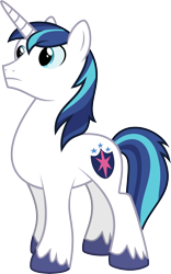 Size: 6400x10232 | Tagged: safe, artist:parclytaxel, shining armor, pony, unicorn, .svg available, absurd resolution, derp, simple background, solo, transparent background, vector