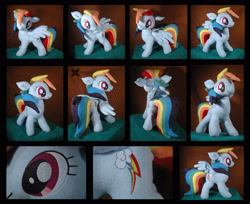 Size: 3400x2780 | Tagged: safe, artist:oblitor, rainbow dash, high res, irl, photo, plushie, quality