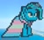 Size: 849x762 | Tagged: safe, artist:theanimefanz, derpibooru import, trixie, pony, cape, clothes, pixel art, pride, trans trixie, transgender, transgender pride flag