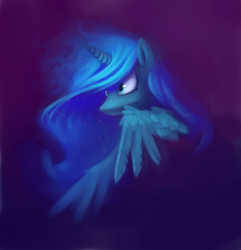 Size: 2956x3070 | Tagged: safe, artist:lilfunkman, princess luna, alicorn, pony, constellation, female, horn, mare, solo