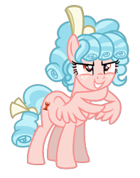 Size: 962x1218 | Tagged: safe, artist:darbypop1, cozy glow, pegasus, pony, season 8, spoiler:s08, base used, bow, evil grin, female, gendo pose, grin, hair bow, mare, older, older cozy glow, pure concentrated unfiltered evil of the utmost potency, ringlets, simple background, smiling, steepling, tail bow, transparent background, wing hands