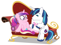 Size: 975x725 | Tagged: safe, artist:dm29, princess cadance, shining armor, alicorn, pony, unicorn, draw me like one of your french girls, drawing, duo, simple background, transparent background