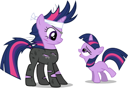 Size: 5932x4097 | Tagged: safe, artist:drewdini, derpibooru import, twilight sparkle, absurd resolution, filly, future twilight, self ponidox, simple background, transparent background, vector