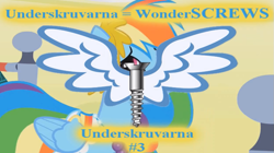 Size: 831x465 | Tagged: safe, rainbow dash, pegasus, pony, dailymotion link, dub, dubbing, pluszcz, screw, swedish, wonderbolts