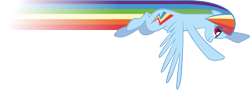 Size: 2324x841 | Tagged: safe, rainbow dash, pegasus, pony, hasbro, official, simple background, solo, stock vector, transparent background