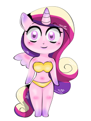 Size: 3000x4000 | Tagged: safe, artist:rd-fover, princess cadance, anthro, ambiguous facial structure, solo