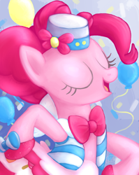 Size: 1498x1883 | Tagged: safe, artist:littlebuster-k2, pinkie pie, earth pony, pony, clothes, dress, gala dress