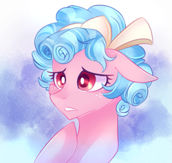 Size: 843x800 | Tagged: safe, artist:waterz-colrxz, cozy glow, pegasus, pony, season 8, female, filly, freckles, hair ribbon