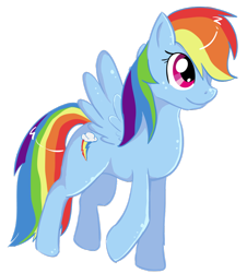 Size: 900x995 | Tagged: safe, artist:riko-tha-fish, rainbow dash, pegasus, pony, solo