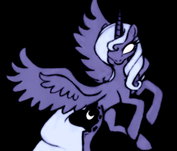 Size: 2852x2435 | Tagged: safe, artist:remains, princess luna, alicorn, pony, female, horn, mare, s1 luna, solo