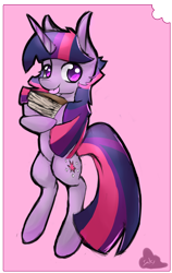 Size: 1656x2620 | Tagged: safe, artist:inkytophat, derpibooru import, twilight sparkle, adorkable, book, cute, dork