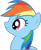 Size: 900x1097 | Tagged: safe, artist:rainbowcrab, rainbow dash, pegasus, pony, simple background, transparent background, vector