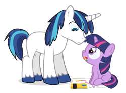 Size: 1080x800 | Tagged: safe, artist:dm29, shining armor, twilight sparkle, pony, unicorn, blank flank, colt, crayons, cute, duo, female, filly, filly twilight sparkle, julian yeo is trying to murder us, simple background, transparent background, twiabetes, twily, younger