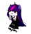 Size: 800x891 | Tagged: safe, artist:paipuru, derpibooru import, twilight sparkle, eared humanization, horned humanization, humanized, simple background, solo