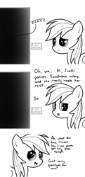 Size: 640x1323 | Tagged: safe, artist:coolstorybrony, rainbow dash, pegasus, pony, ask, hospital, scootaleukemia, tumblr