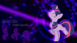 Size: 1920x1080 | Tagged: safe, artist:toruviel, derpibooru import, twilight sparkle, dancing, vector, wallpaper