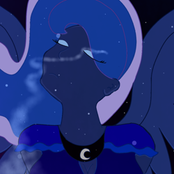 Size: 1000x1000 | Tagged: safe, artist:shadowlover720, princess luna, human, humanized, pony coloring, solo