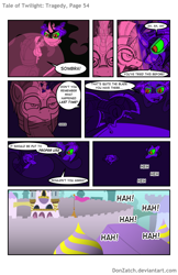 Size: 792x1224 | Tagged: safe, artist:donzatch, king sombra, shining armor, pony, unicorn, comic:tale of twilight, canterlot, comic, sword