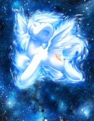 Size: 1275x1650 | Tagged: safe, artist:0r0ch1, rainbow dash, pegasus, pony, parody, saint seiya