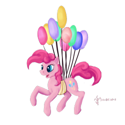 Size: 1700x1700 | Tagged: safe, artist:dalagar, pinkie pie, earth pony, pony, female, mare, simple background, solo, transparent background