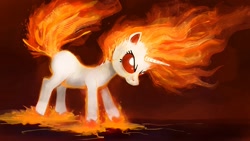 Size: 1200x675 | Tagged: safe, artist:vij-8, derpibooru import, twilight sparkle, rapidash, rapidash twilight, solo