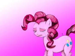 Size: 1200x900 | Tagged: safe, artist:lahiur, pinkie pie, earth pony, pony, crying, female, mare, pink coat, pink mane, sad