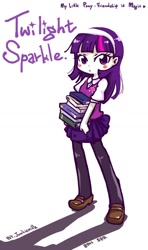 Size: 700x1181 | Tagged: safe, artist:junkiemilk, derpibooru import, twilight sparkle, humanized, solo