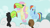 Size: 761x428 | Tagged: safe, artist:capnpea, edit, edited screencap, screencap, fluttershy, rainbow dash, bird, keel-billed toucan, pegasus, pony, toucan, may the best pet win, fimbriae, wat