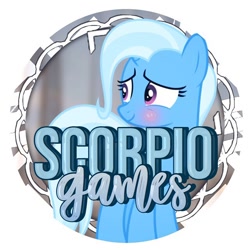 Size: 640x640 | Tagged: safe, derpibooru import, edit, trixie, pony, unicorn, blue coat, female, horn, mare, solo, two toned mane