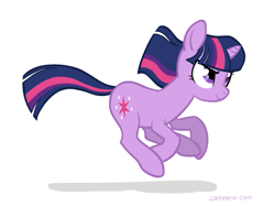 Size: 785x586 | Tagged: safe, artist:naroclie, derpibooru import, twilight sparkle, galloping, running, solo