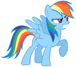 Size: 956x836 | Tagged: safe, rainbow dash, pegasus, pony, simple background, solo, transparent background, vector