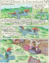 Size: 2496x3216 | Tagged: safe, artist:seventozen, rainbow dash, pegasus, pony, comic:rocket to insanity, fanfic:rocket to insanity, comic, fanfic, fanfic art, high res