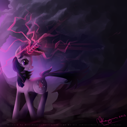 Size: 800x800 | Tagged: safe, artist:felynea, derpibooru import, twilight sparkle, magic, solo